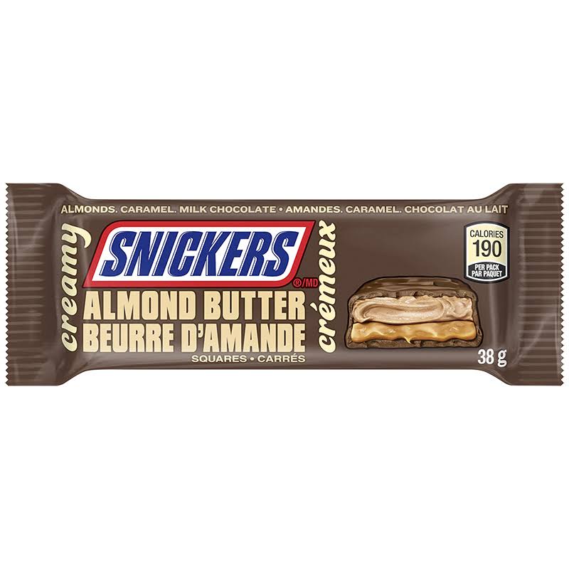 Snickers Creamy Almond Butter Chocolate Bar Single Pack - 38 g