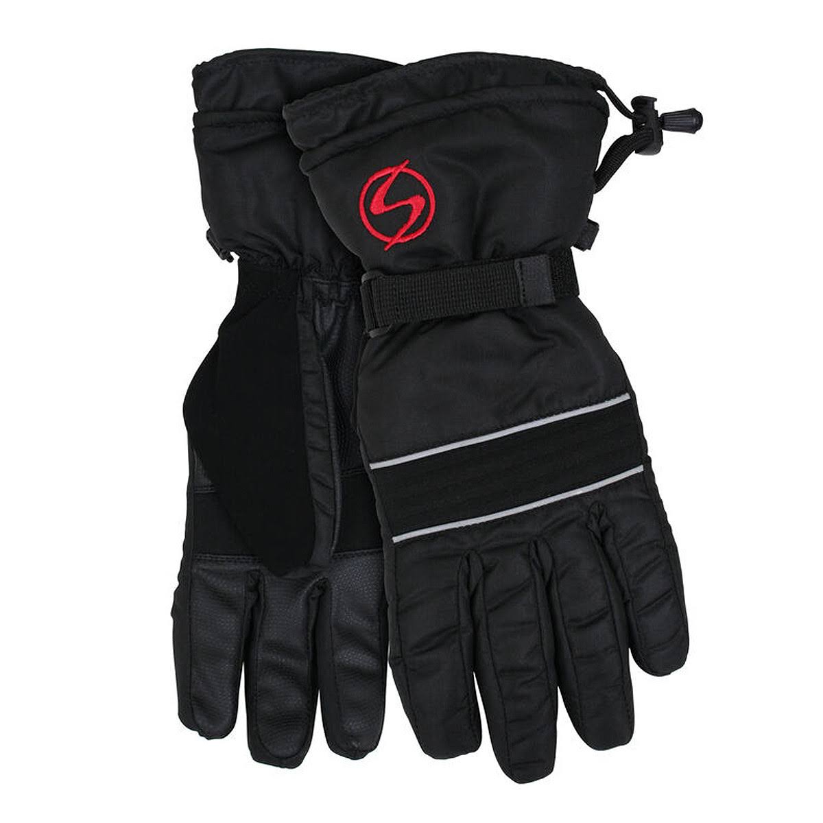 Ski Signature Unisex Ski & Sport Gloves- Black Medium