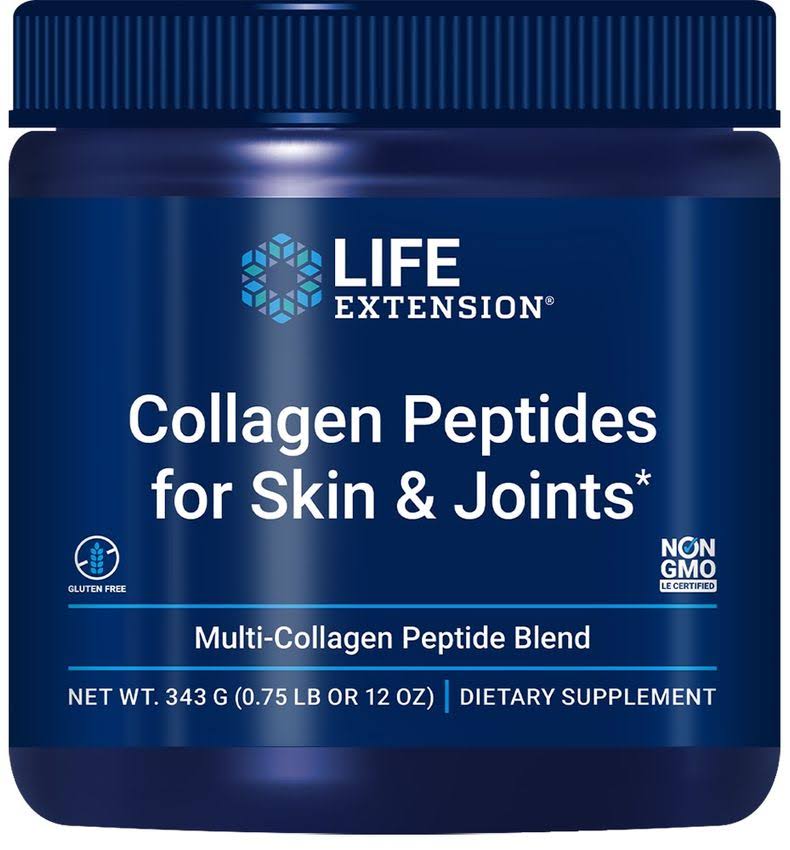 Life Extension, Collagen Peptides for Skin & Joints, Multi- Collagen Peptide Blend, 12 oz (343 g)