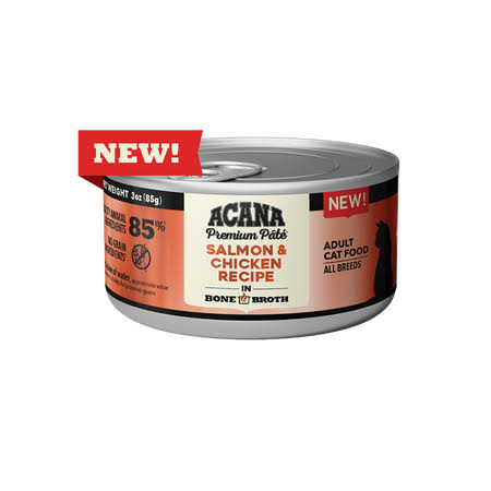 Acana Premium Pate, Salmon & Chicken Recipe Wet Food for Adult Cats