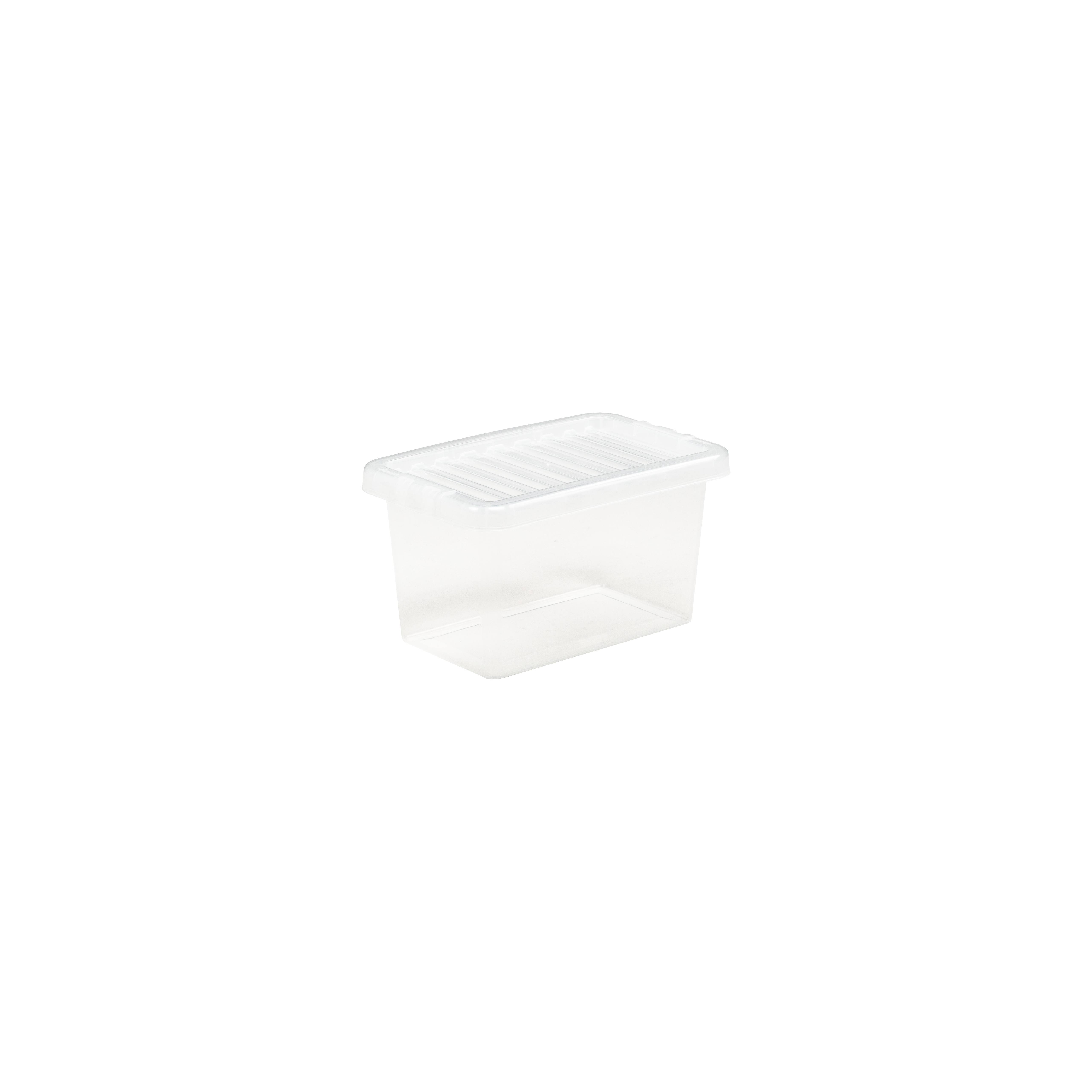 Crystal 7 Litre Box & Lid Clear