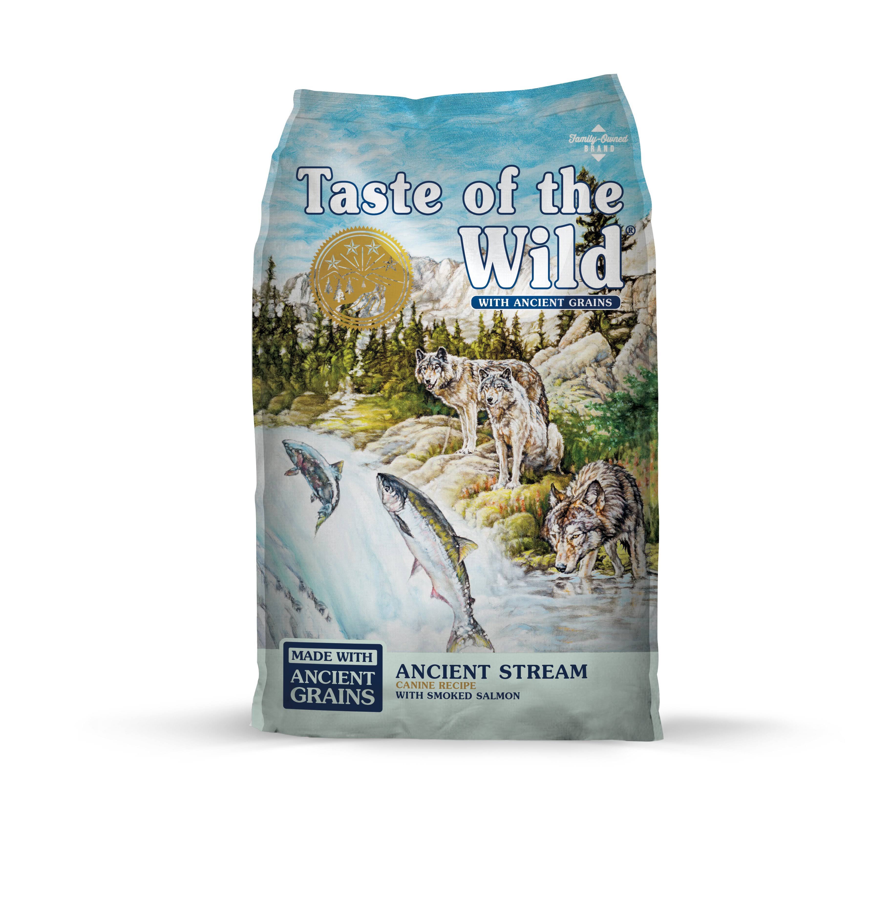 Taste Of The Wild Ancient Stream Canine Recipe With Smoke-Flavored Salmon And Ancient Grains 28lb