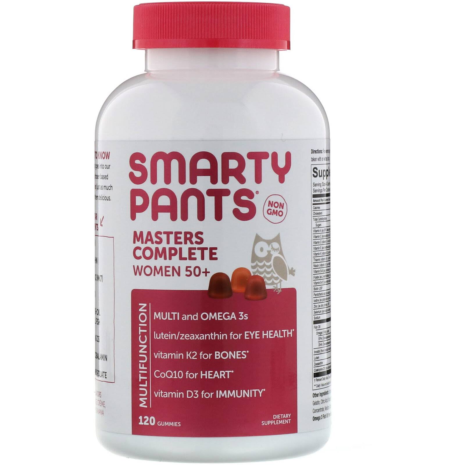 SmartyPants Women's Masters Complete 50 Plus Vitamins - 120 Gummies