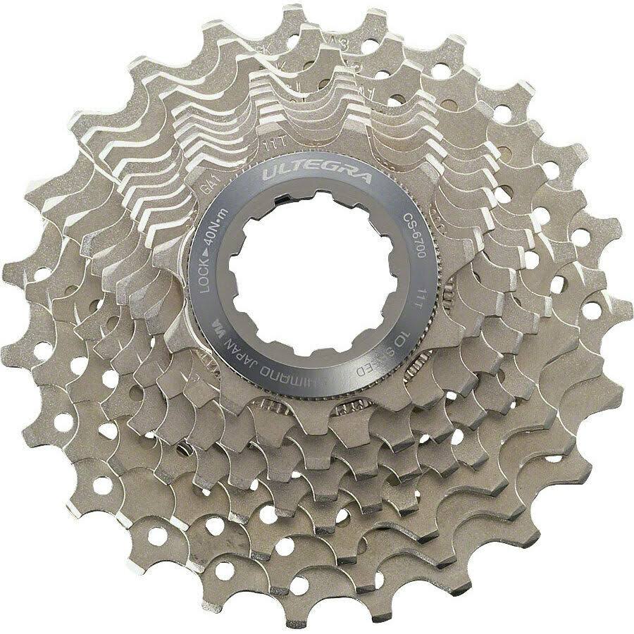 Shimano CS-6700 Ultegra Bicycle Cassette Sprocket - Silver, 10 Speed, 11/25T