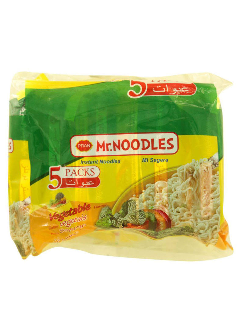 Pran Instant Vegetable Flavour Noodles 5 P (1 x 350g)