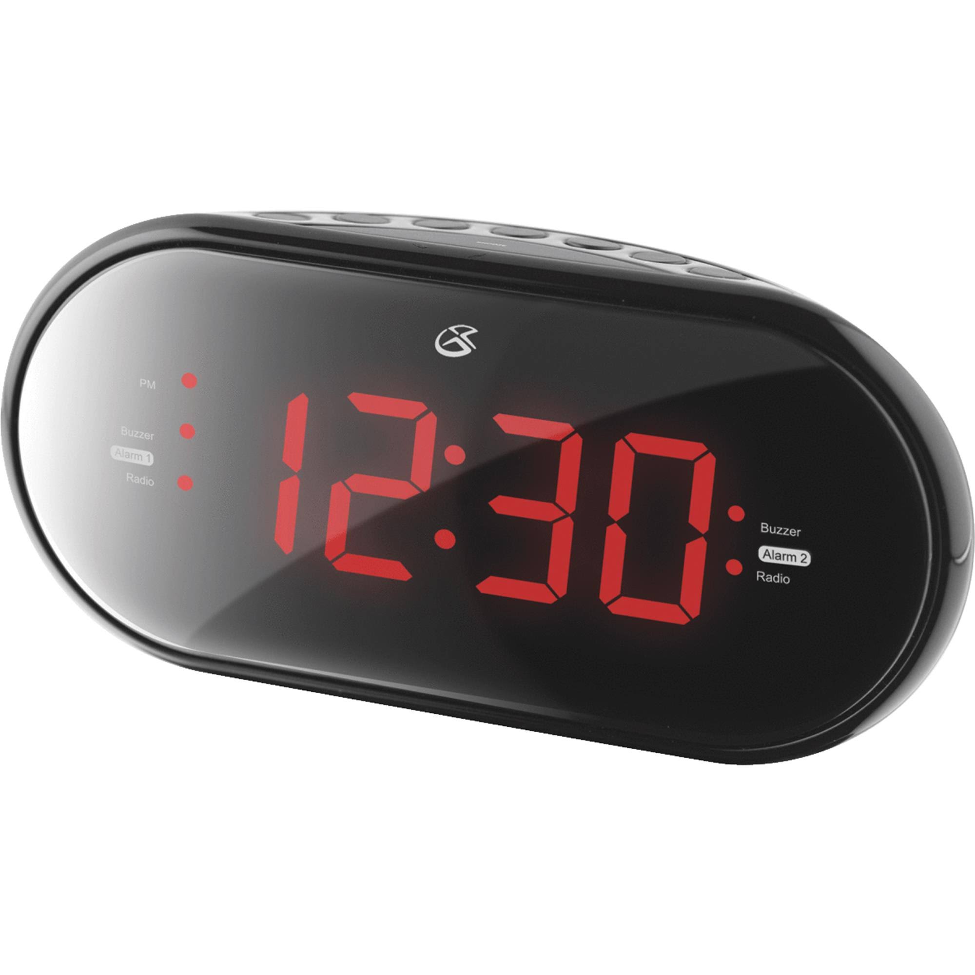 GPX C253B AM / FM Alarm Clock Radio