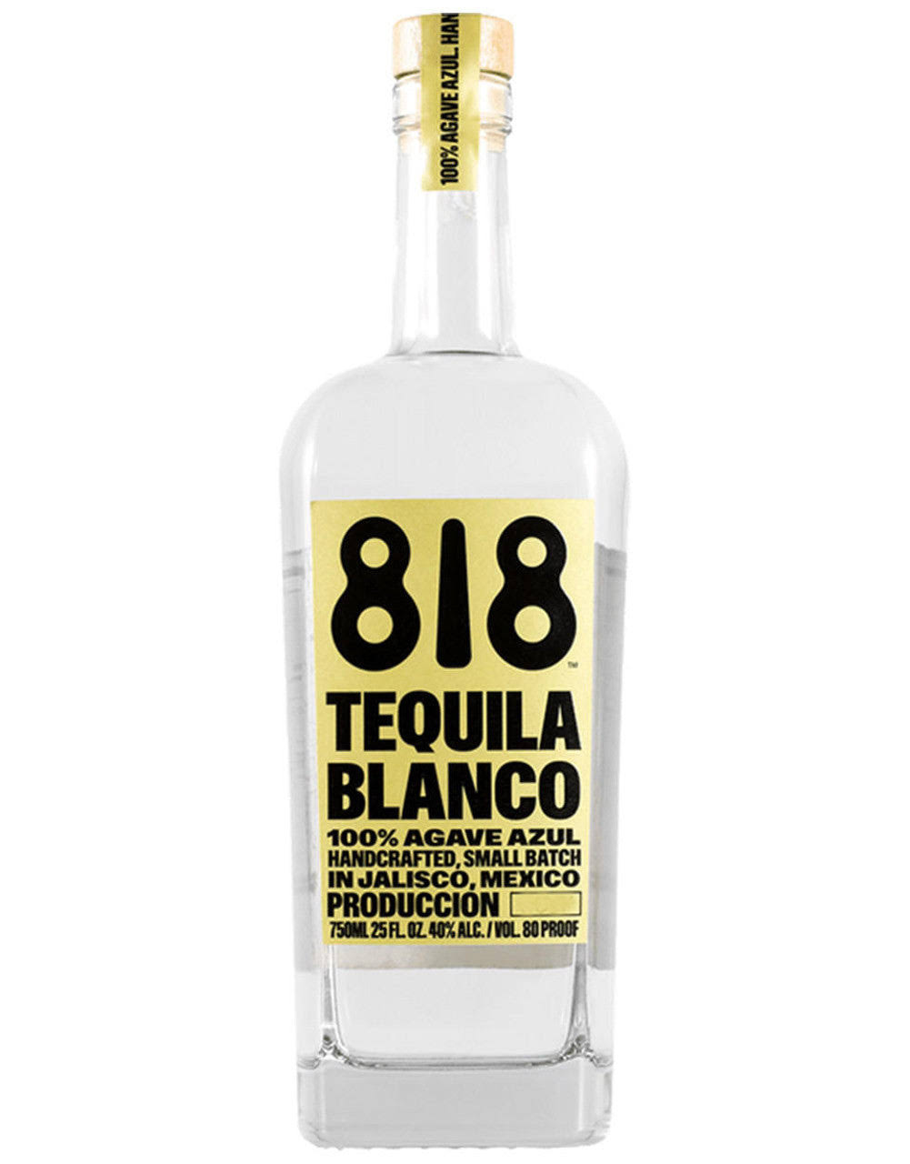 818 Tequila Blanco 750ml (40% ABV)