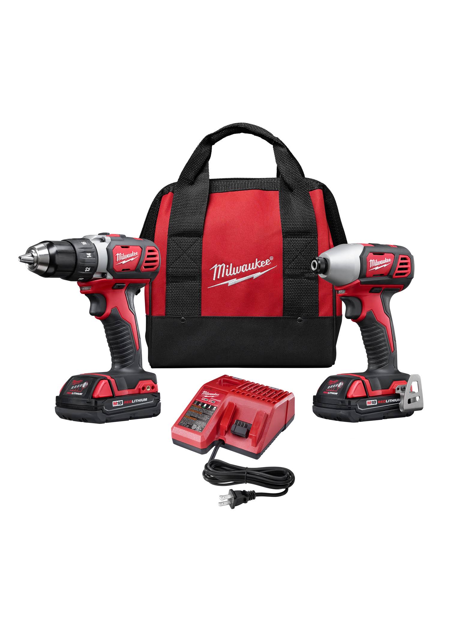 Milwaukee M18 Drill And Impact Driver Combo Kit