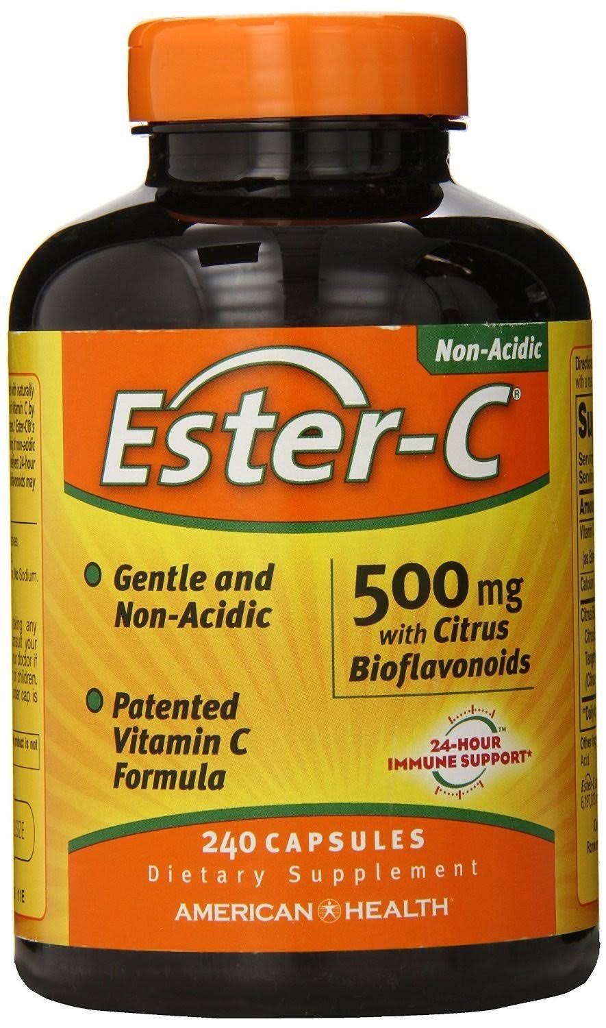 American Health Ester-C Dietary Supplement - 500mg, 240 Capsules