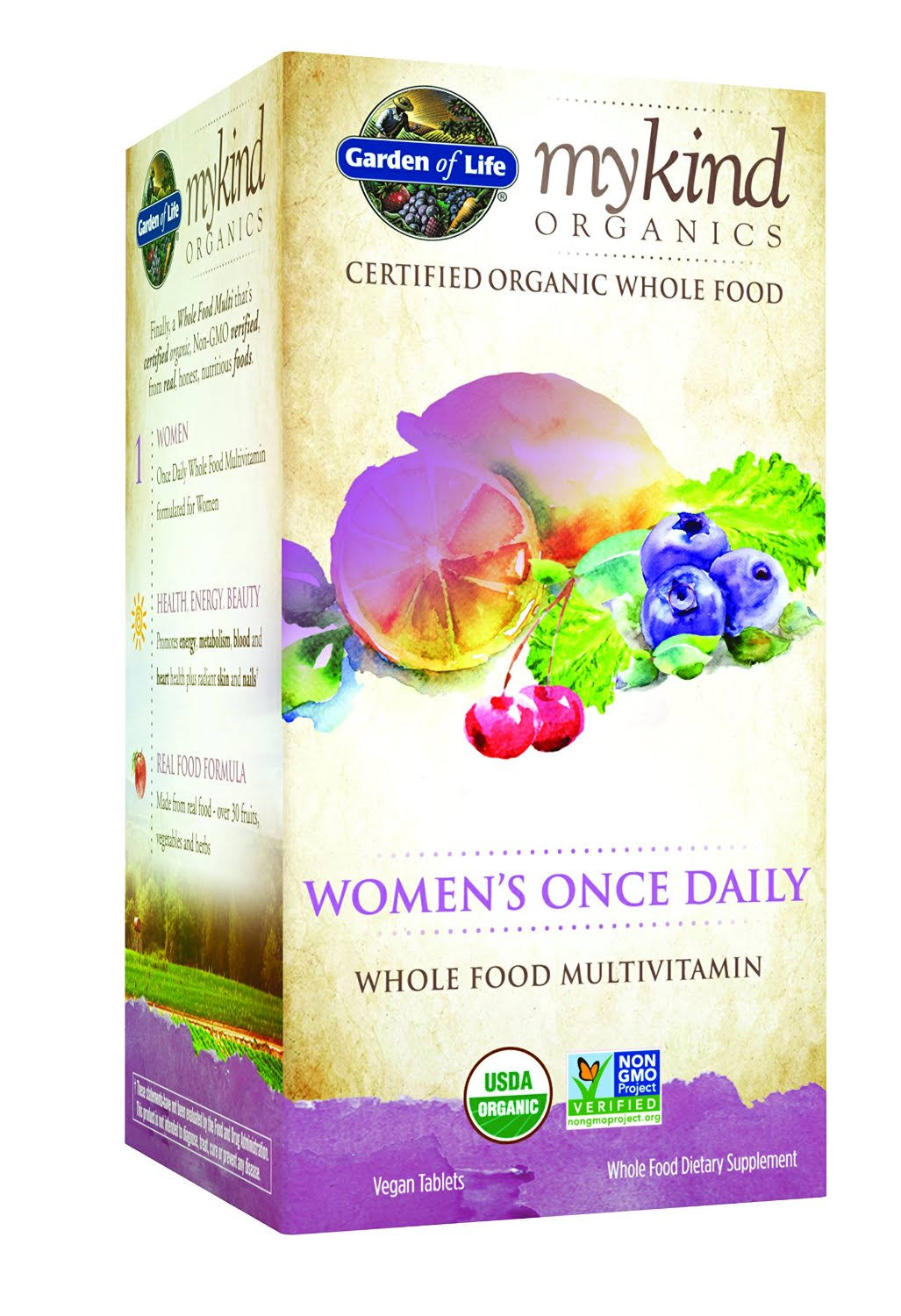 Garden of Life Kind Organics for Women Once Daily Multivitamin - 60 Tablets