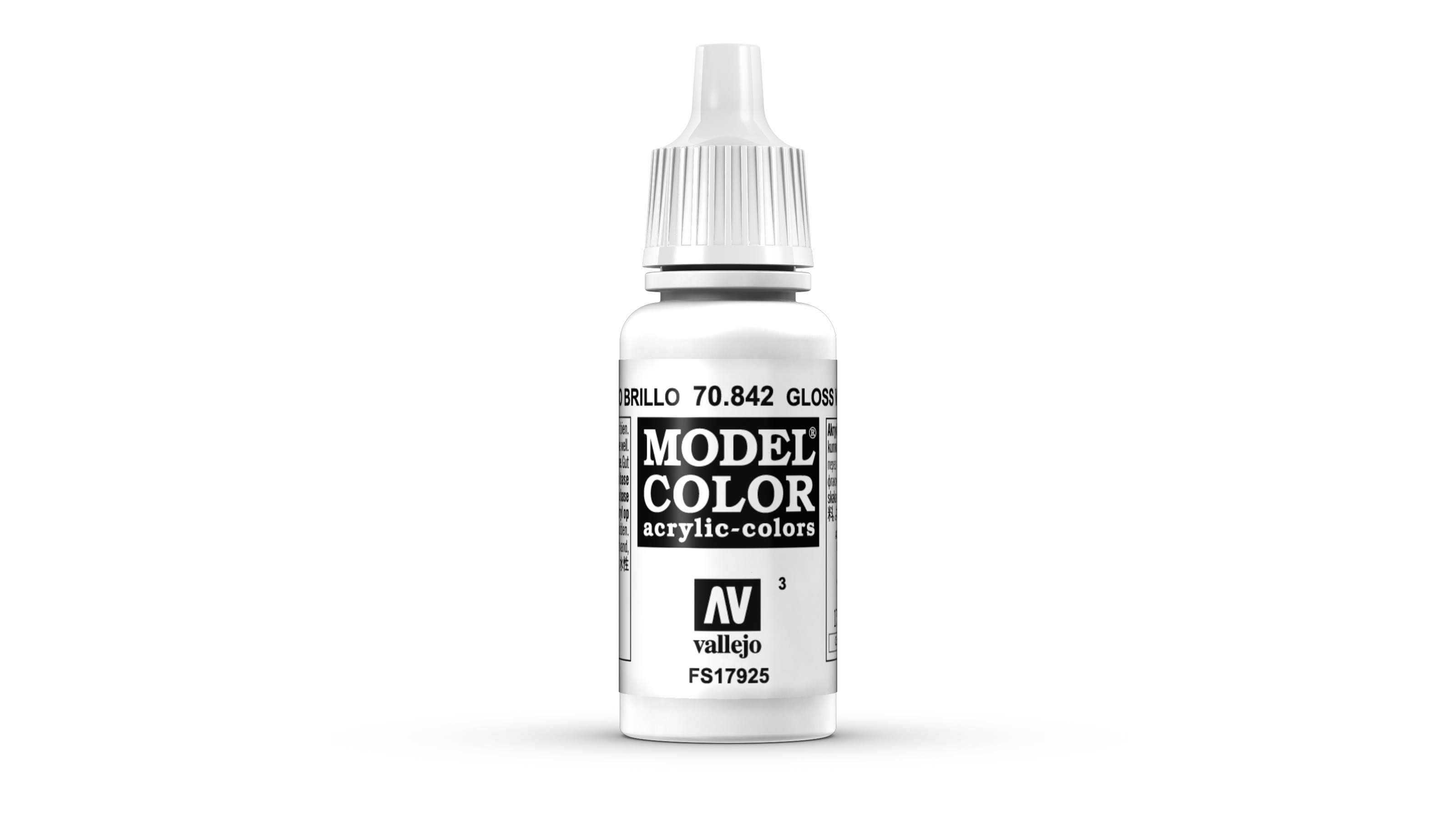 Vallejo Paint - 17ml, 70842 Glossy White