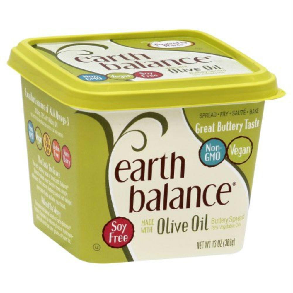 Earth Balance Buttery Spread - With Olive Oil, 13oz
