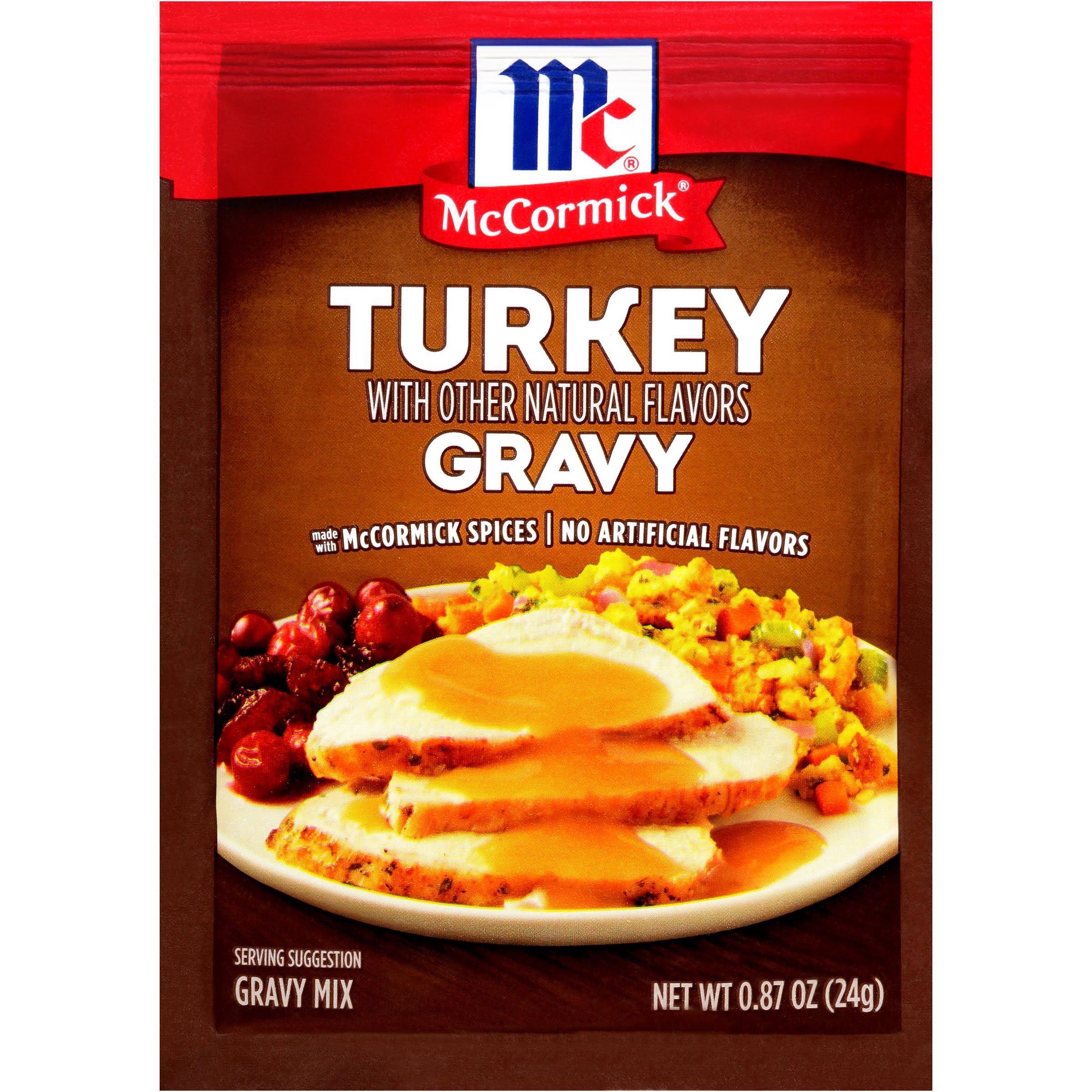 McCormick Gravy Mix - Turkey, 0.87oz