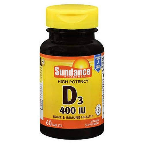 SunDance Vitamins D3 400 IU, 60 Tablets Each (1)