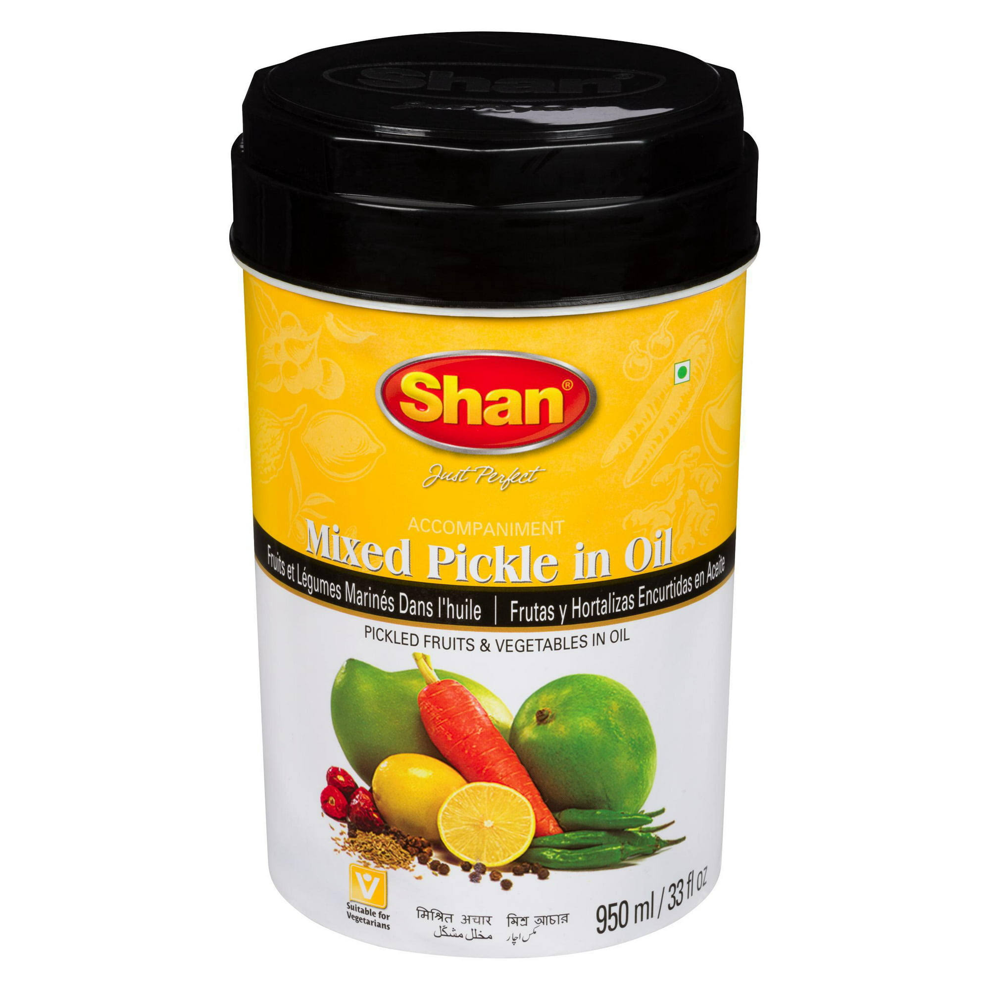 Shan Mixed Pickle - 1 Kg 2.2 Lb