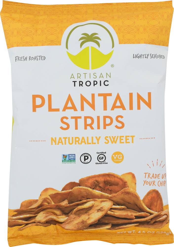 Artisan Tropic: Plantain Strips Naturally Sweet, 4.5 oz