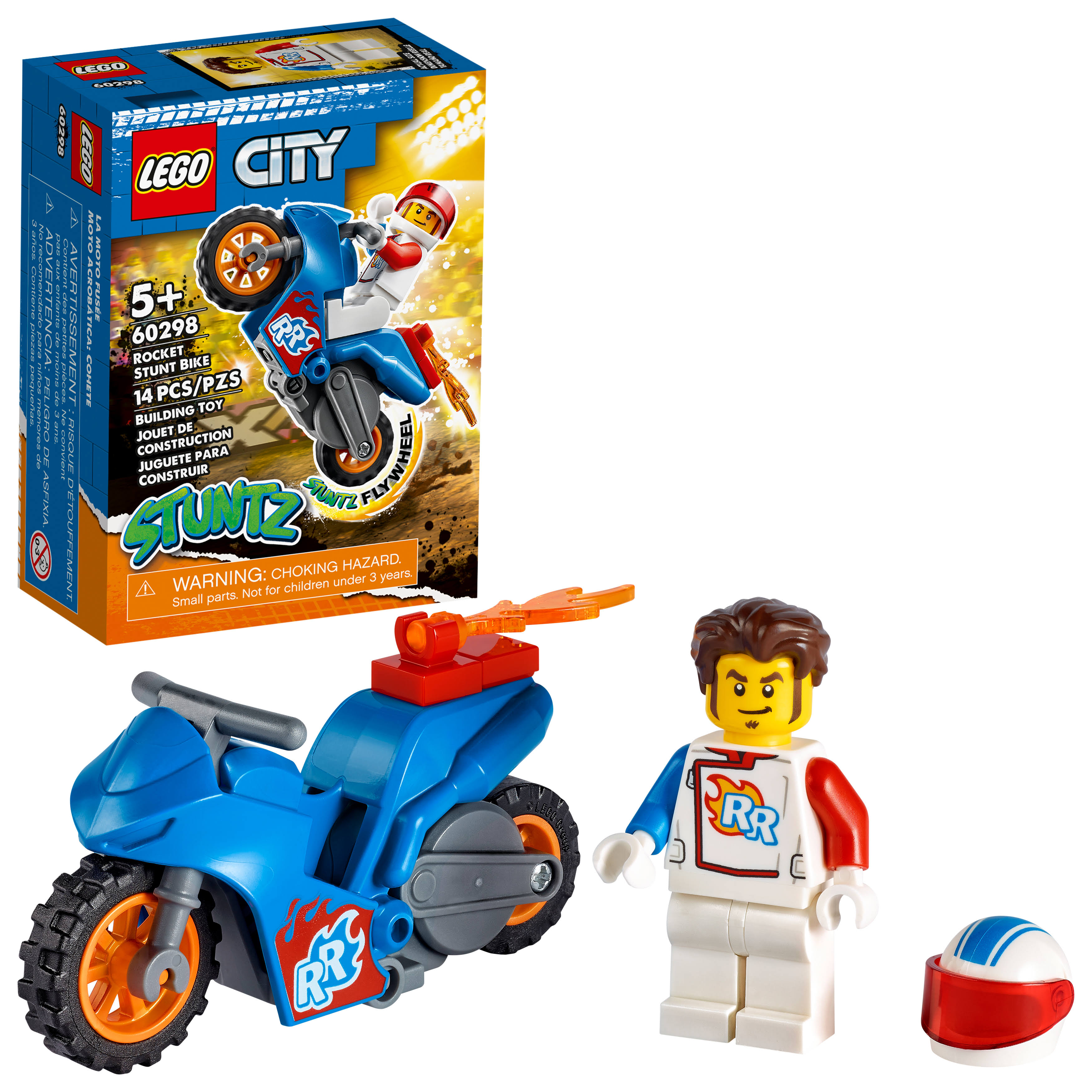 LEGO City Stuntz Rocket Stunt Bike - 60298