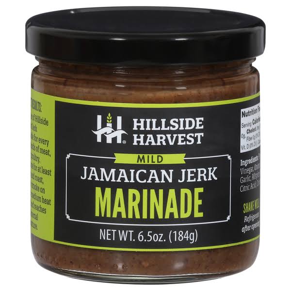 Hillside Harvest Marinade, Jamaican Jerk, Mild - 6.5 oz