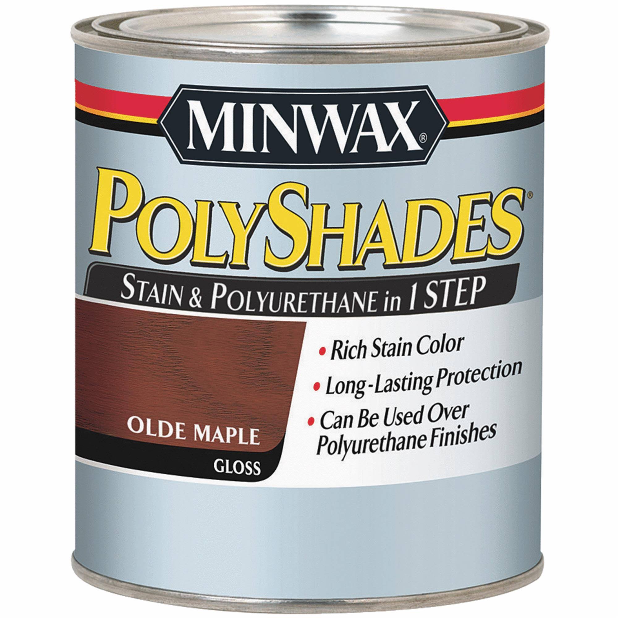 Minwax Polyshades Gloss Stain - 1/2 Pint, Old Maple