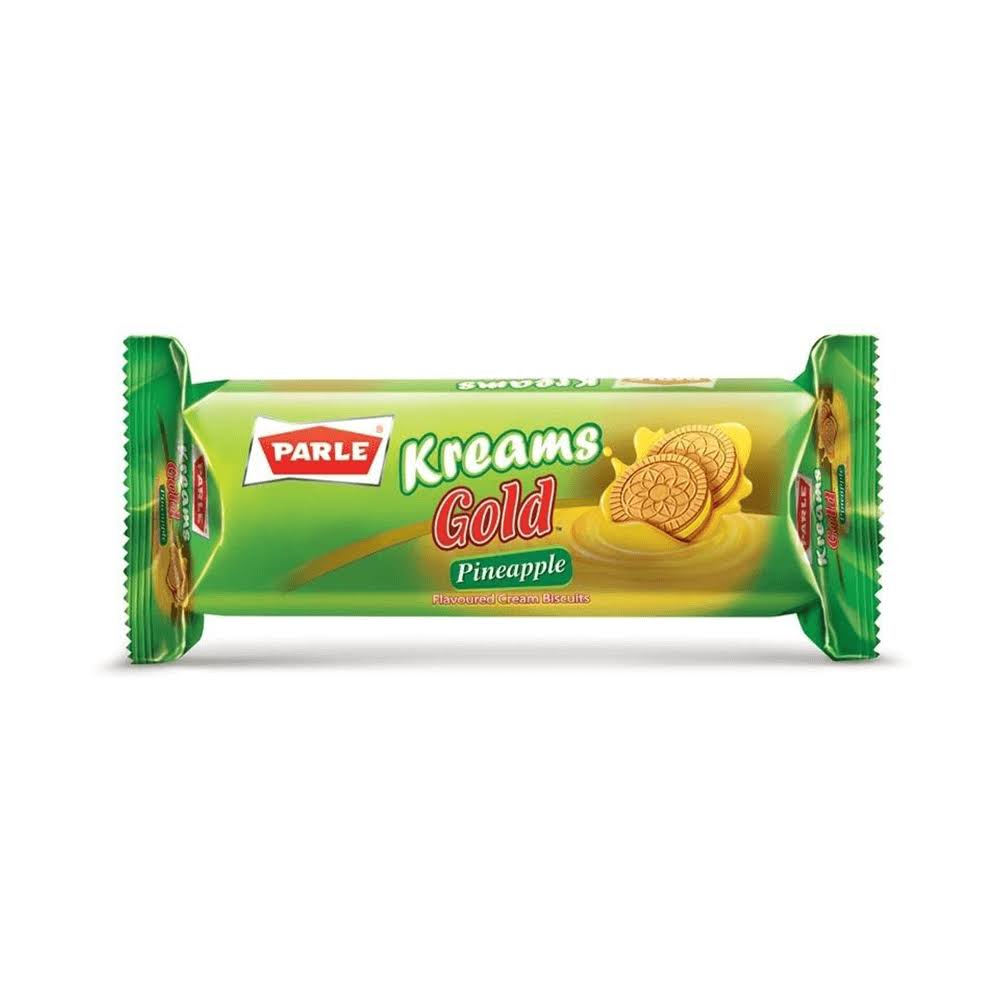 Parle Kreams Gold Pineapple Biscuits - 70g