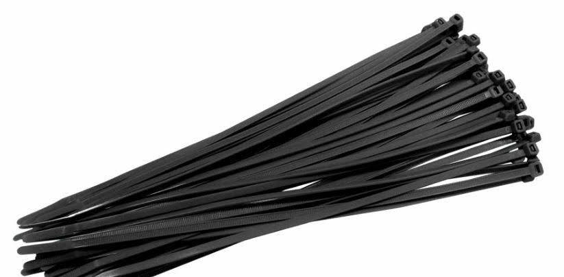 Black Cable Ties - 300mm x 4.2mm - Pack of 50