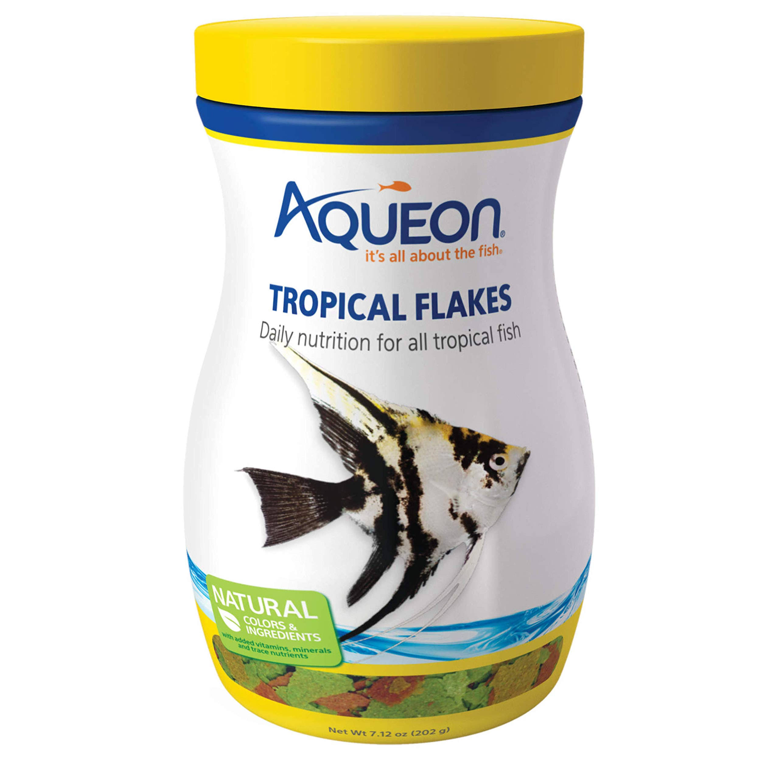 Aqueon Tropical Flakes Natural Fish Food - 7.12oz