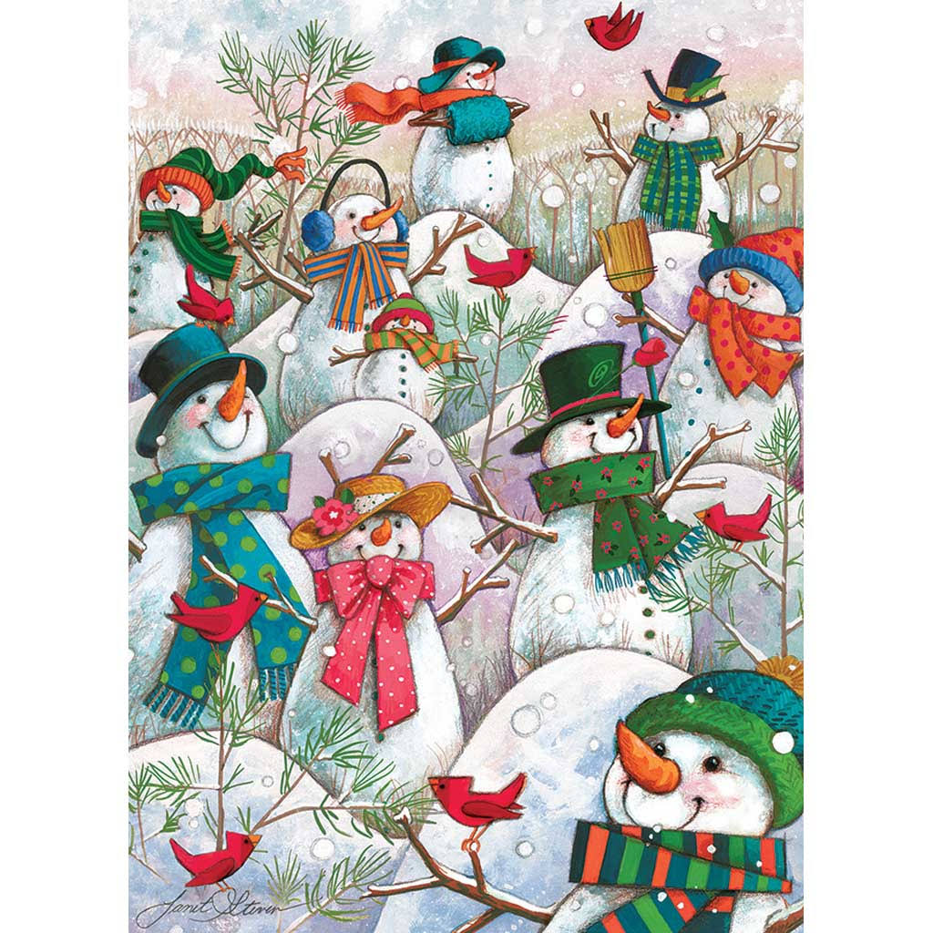 Cobble hill puzzle - hill of a lot of snowman - 500 pc