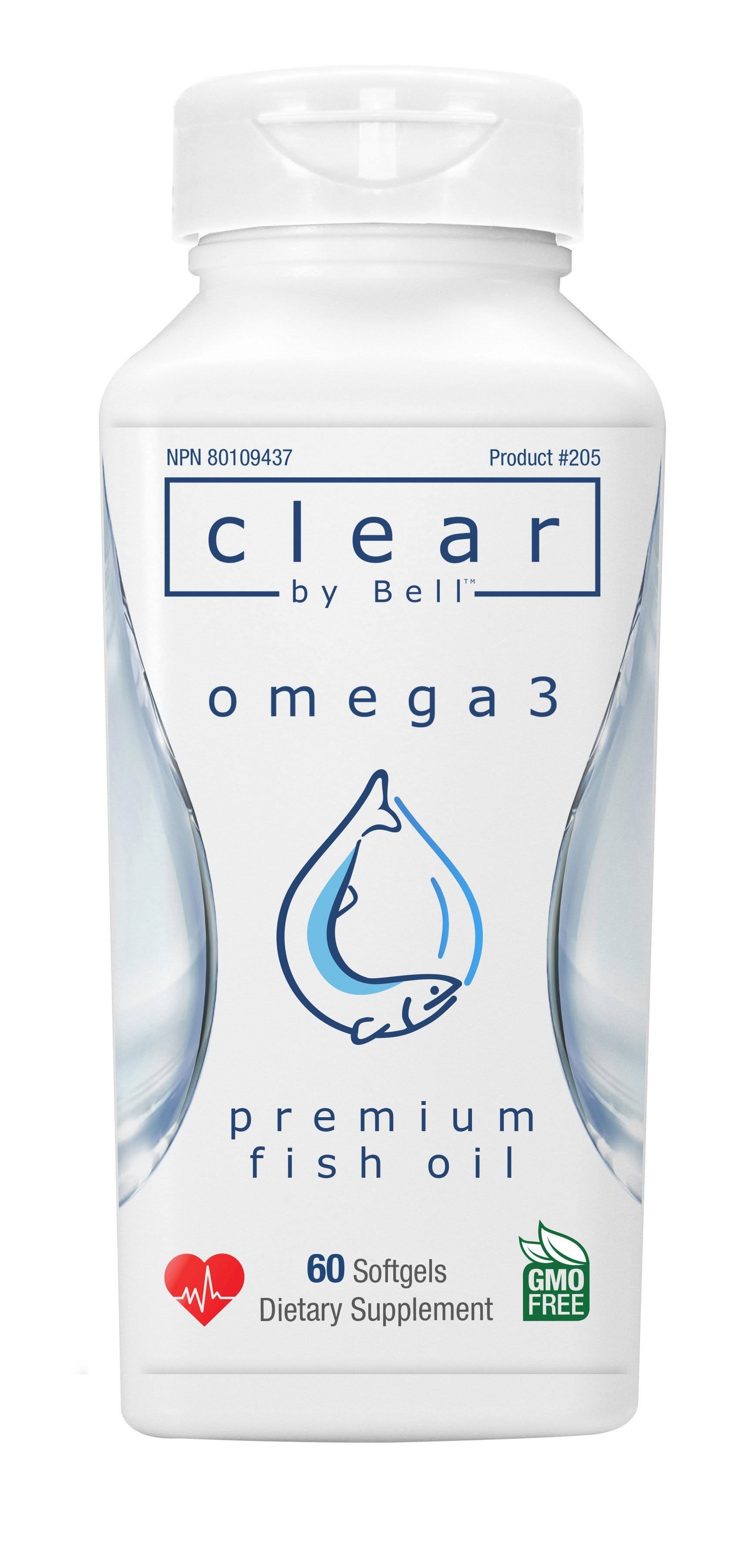 Bell | Clear By Omega 3 Premium Fish Oil , 60 Softgels