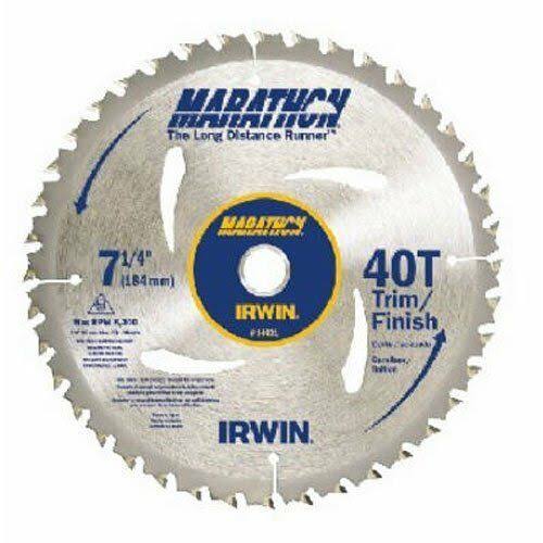 Irwin Tools Marathon Carbide Corded Circular Saw Blade - 7 1/4"