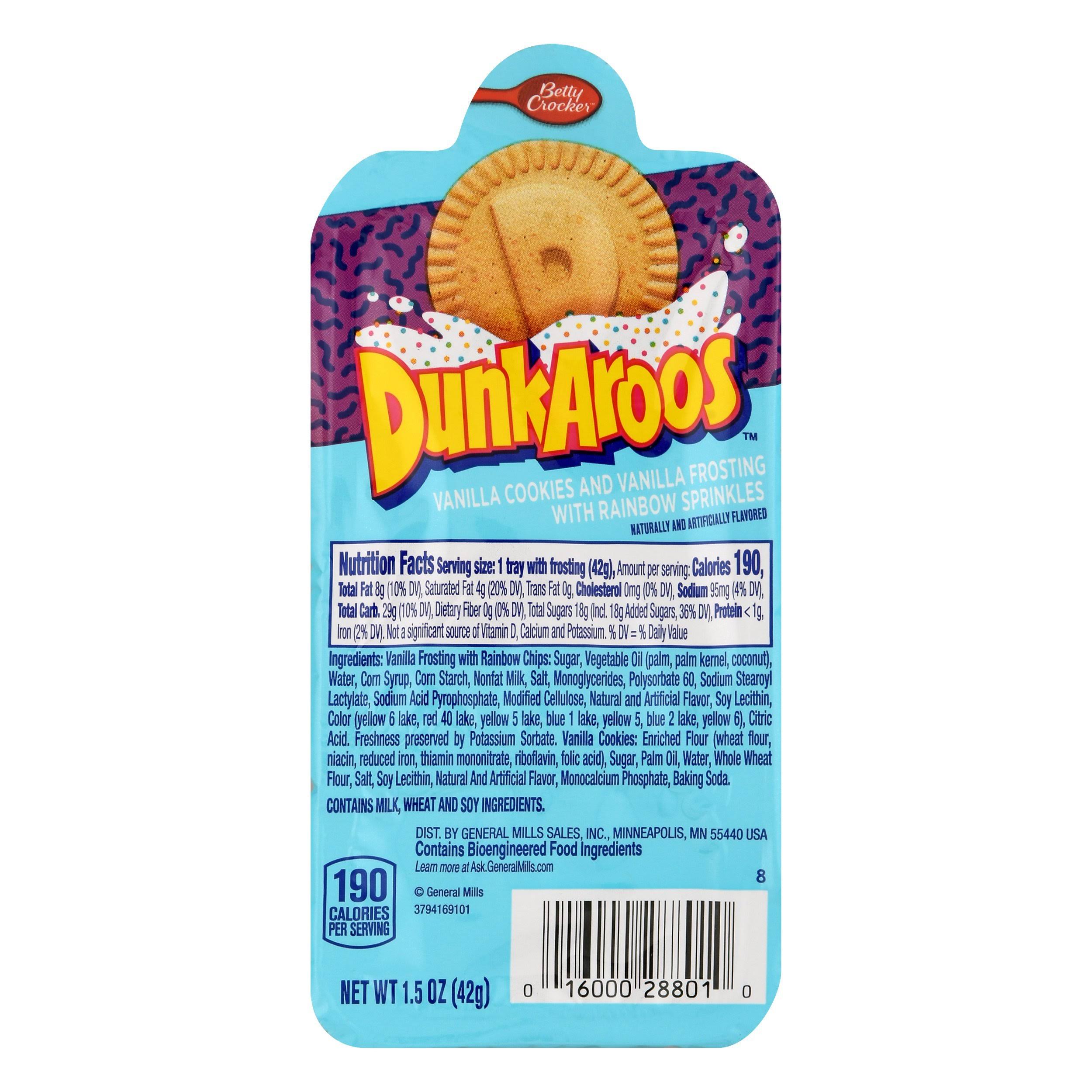 Dunkaroos Cookies & Vanilla Frosting