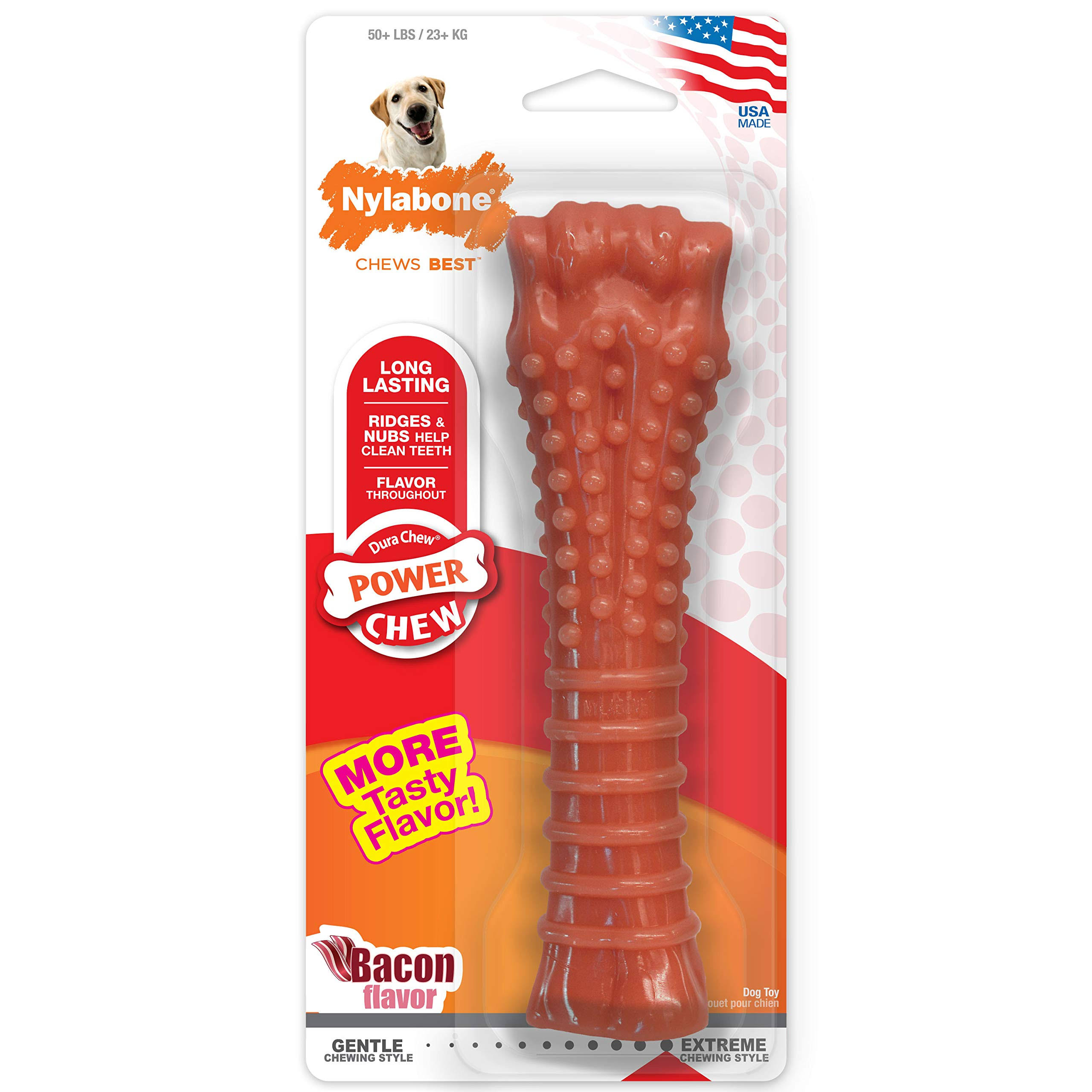Nylabone Dura Chew Bone - Bacon Flavor