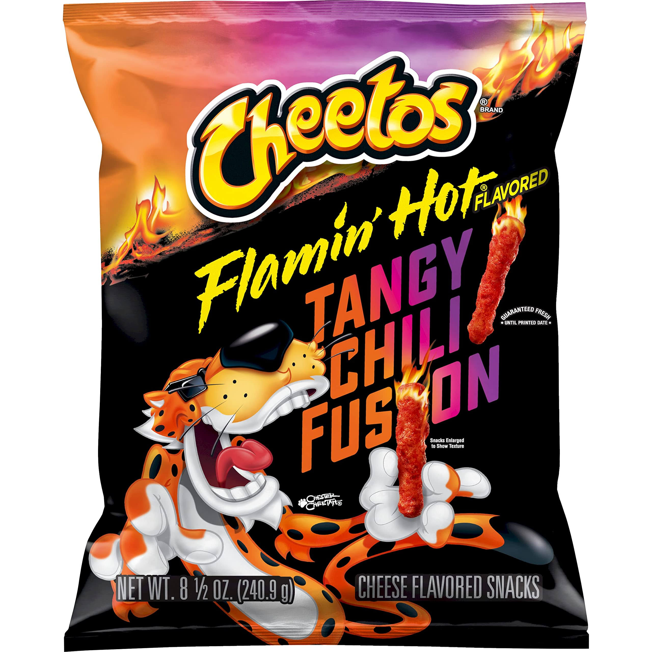 Cheetos Flamin Hot Tangy Chili Fusion Snacks 8.5 oz