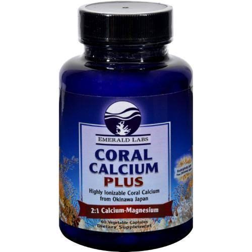 Emerald Laboratories Coral Calcium Plus Supplement - 60 Vegetable Capsules