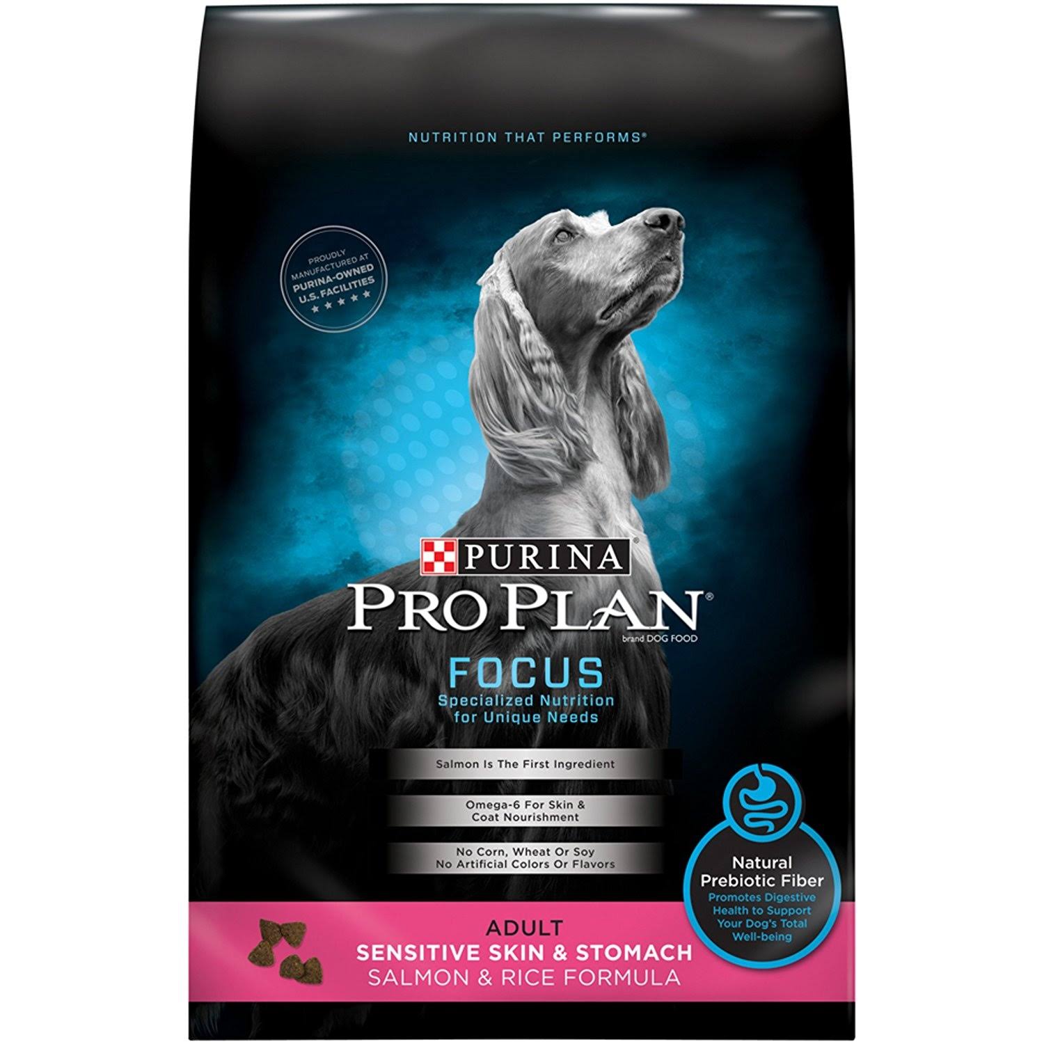 Purina Pro Plan Focus Sensitive Salmon and Rice Formula Adult Dry Dog Food - 5lbs