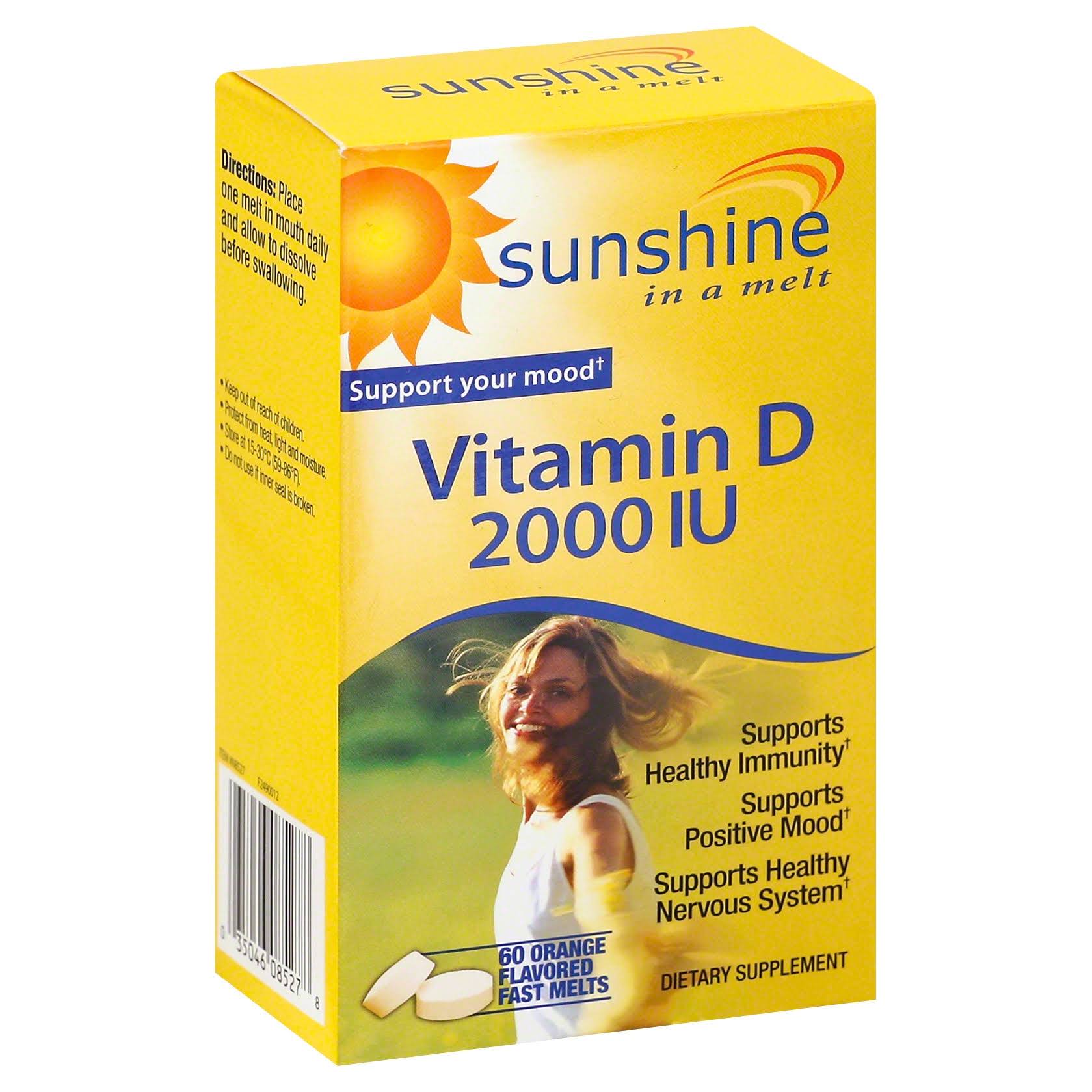 Windmill Sunshine Melt Vitamin D 2000IU - 60 ct