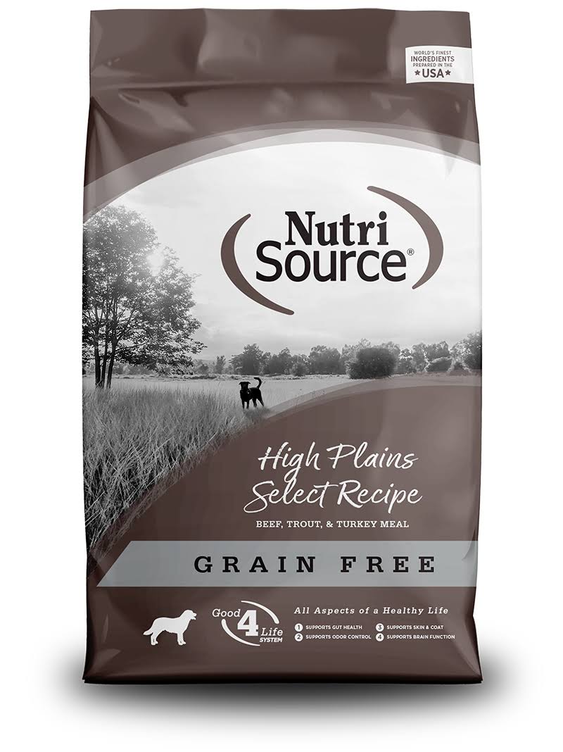 Nutri Source High Plain Select Grain Free Dog Food