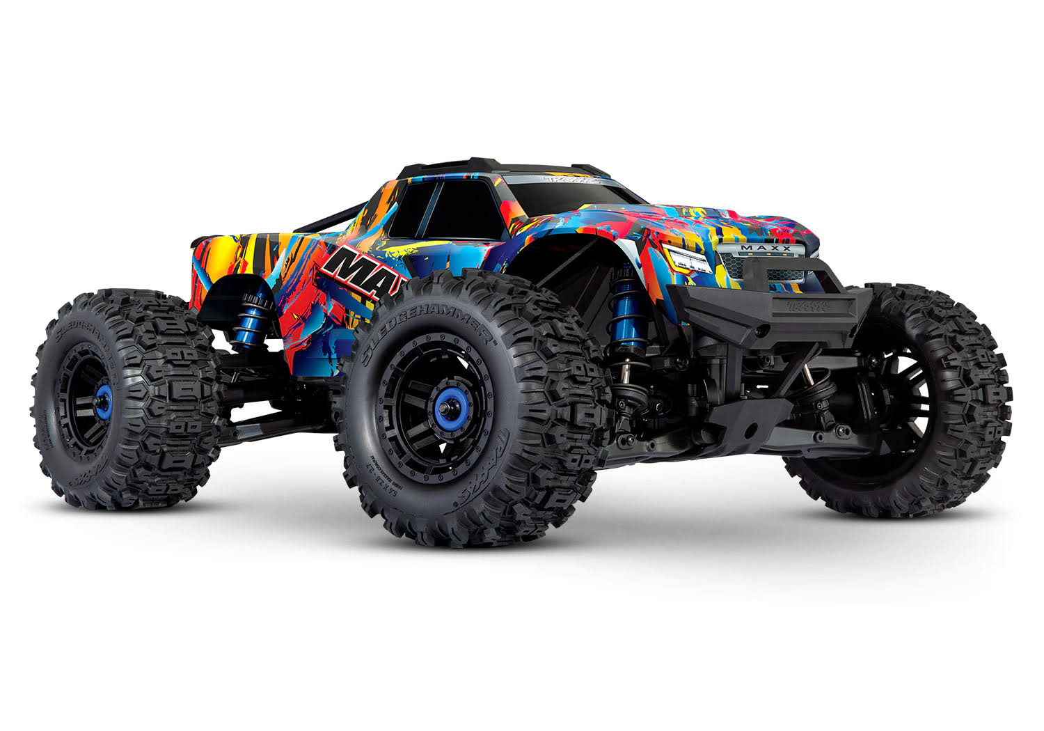 Traxxas Maxx 4S RTR Brushless 4x4 RC Monster Truck with WideMaxx Rock-N-Roll