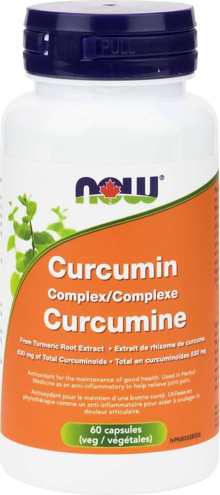 Now High Potency Curcumin Complex Supplement - 60 Veggie Capsules