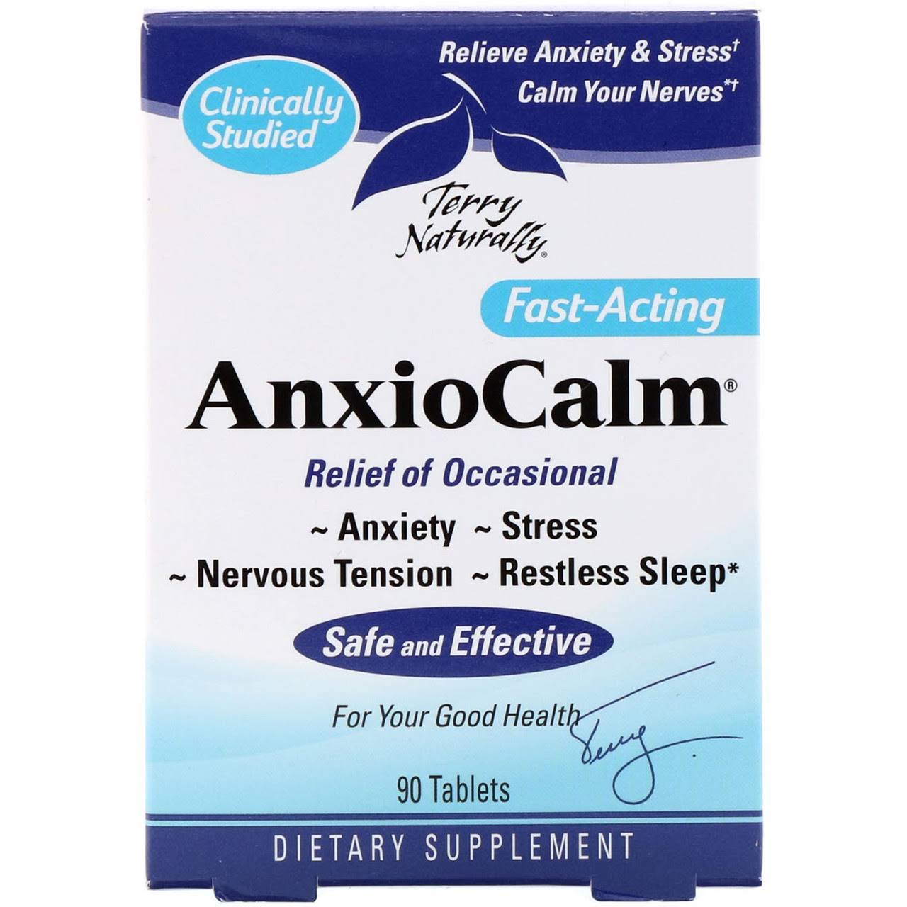 Terry Naturally AnxioCalm - 90 Tablets