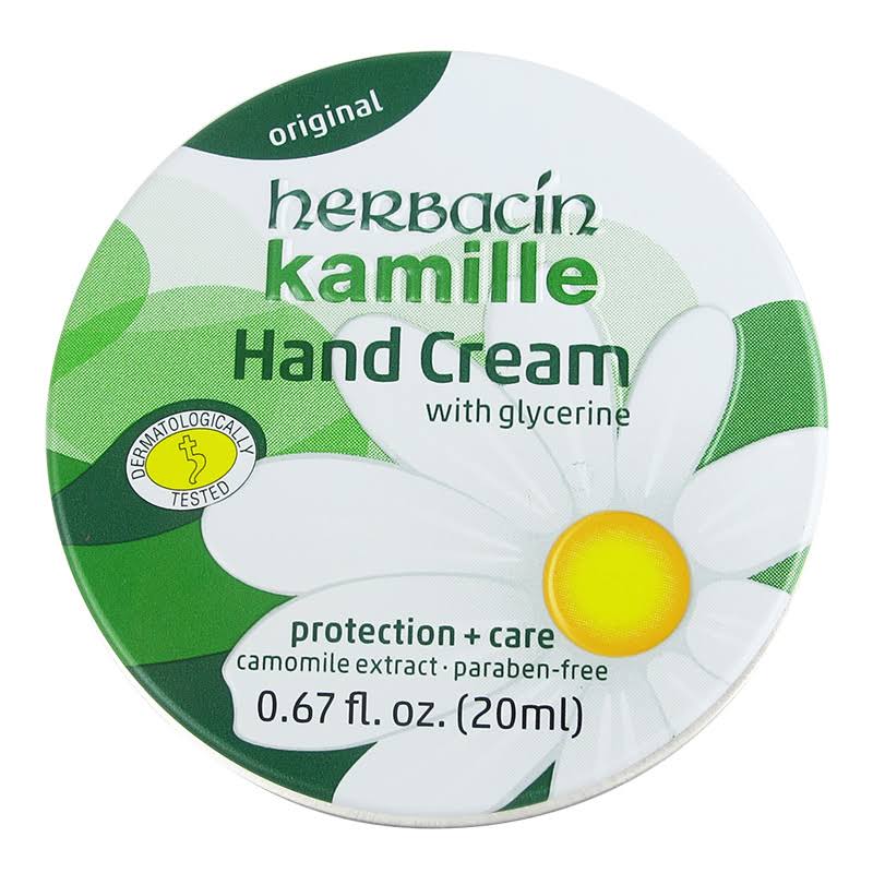 Herbacin Kamille Hand Cream - With Glycerine, 20ml