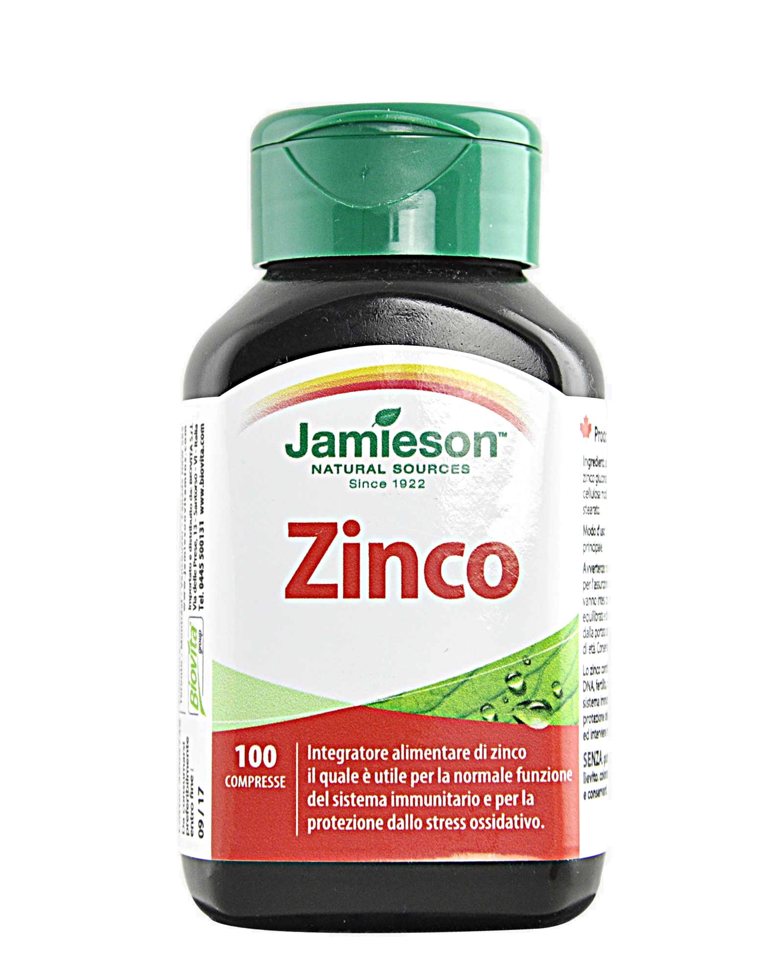 Zinc 100 Tablets - Jamieson