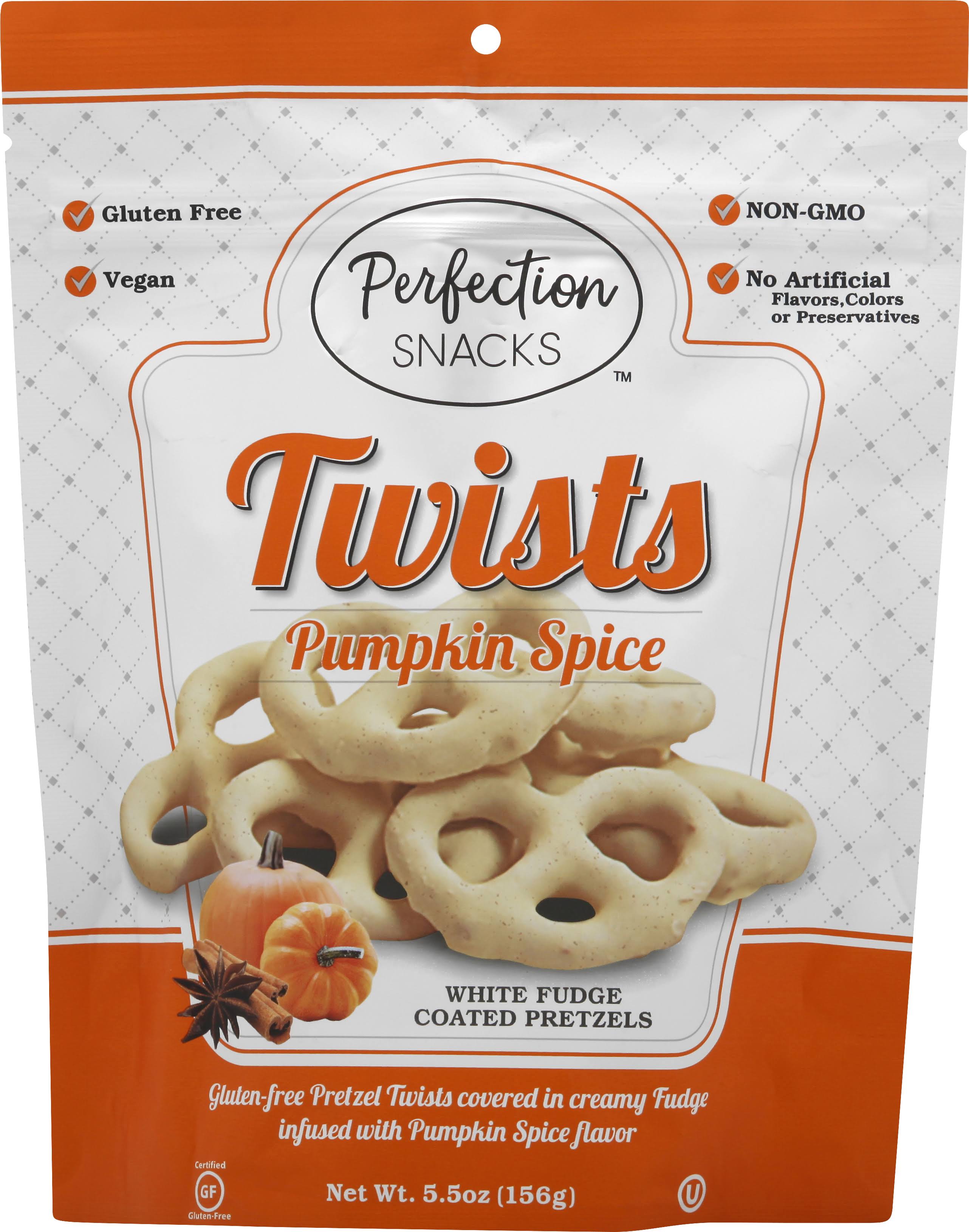 Perfection Snacks Twists, Pumpkin Spice - 5.5 oz