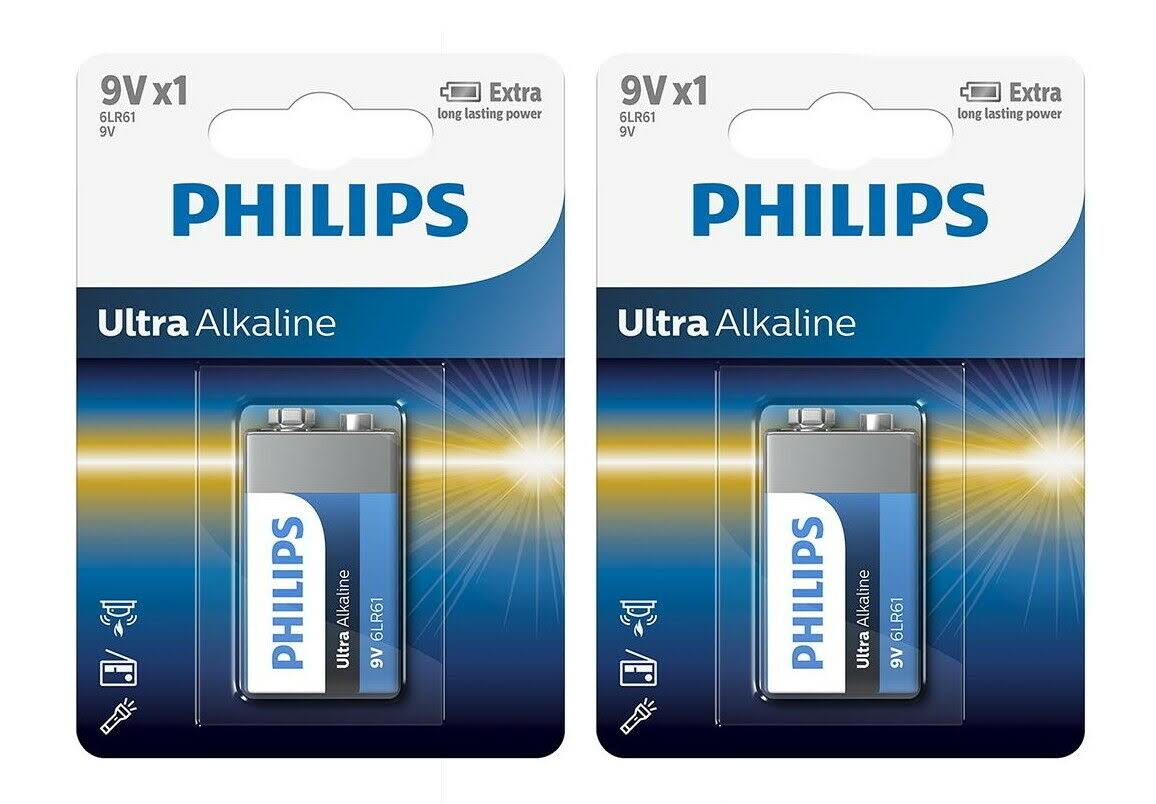 Philips Ultra Alkaline Battery - 9V