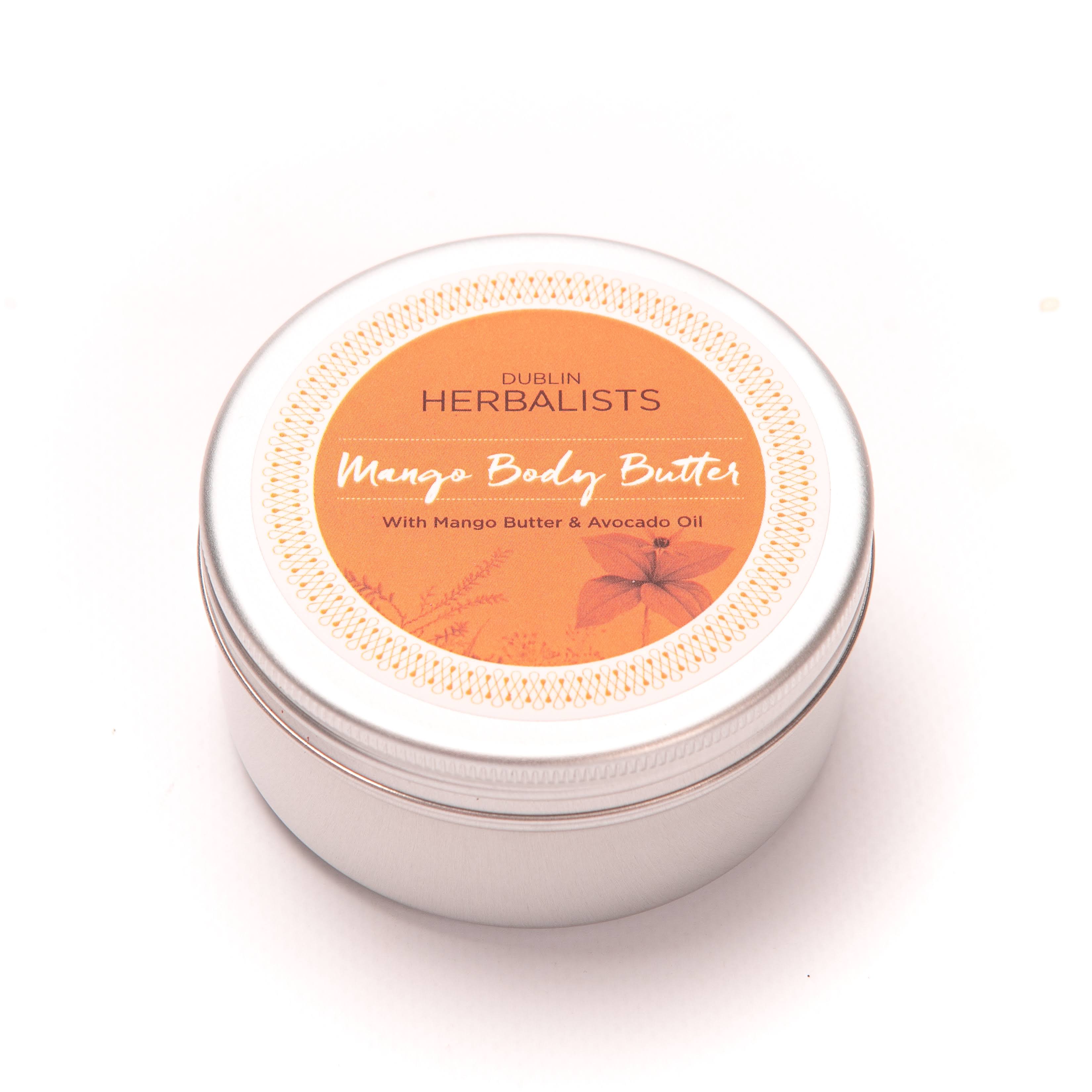 Dublin Herbalists Mango Body Butter with Mango Butter and Avocado Oil