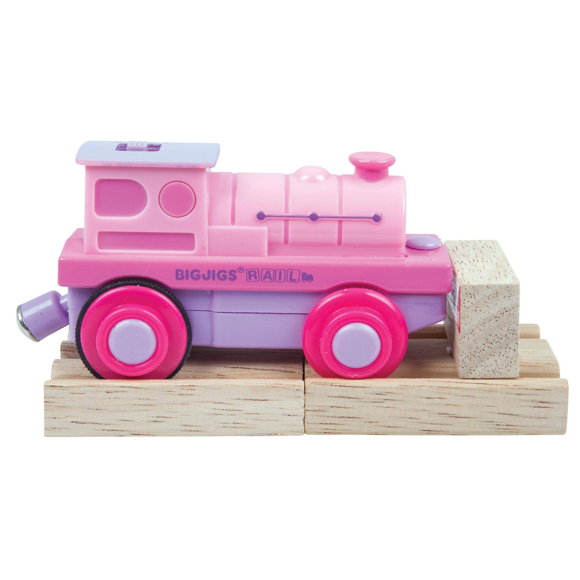 BigJigs Toys Pink Battery Operated Engine