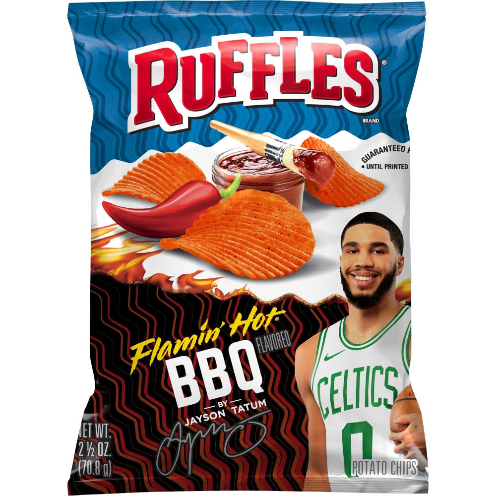 Ruffles Flamin' Hot BBQ Flavored Potato Chips 2.5 oz