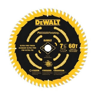 Dewalt DW3196 Precision Finishing Saw Blade - 60t, 7-1/4"