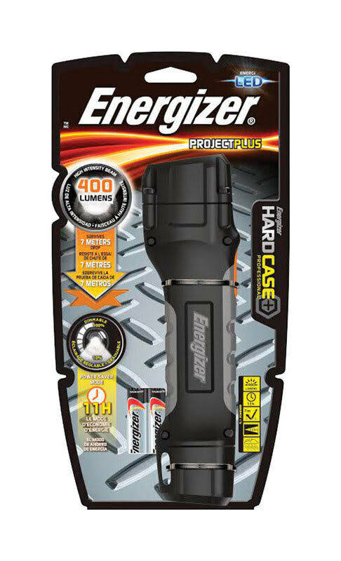 Energizer Hchh41e Professional Hard Case LED Flashlight - Black, 400 Lumen