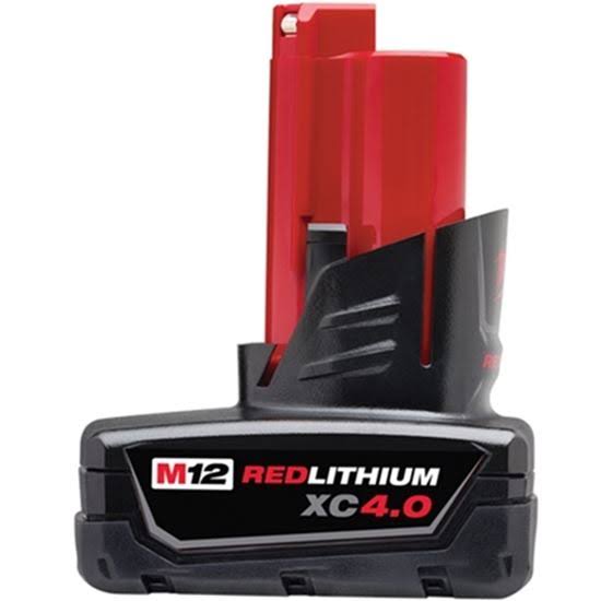 Milwaukee M12 Red Lithium Ion XC 4.0 Extended Capacity Battery Pack - 12V