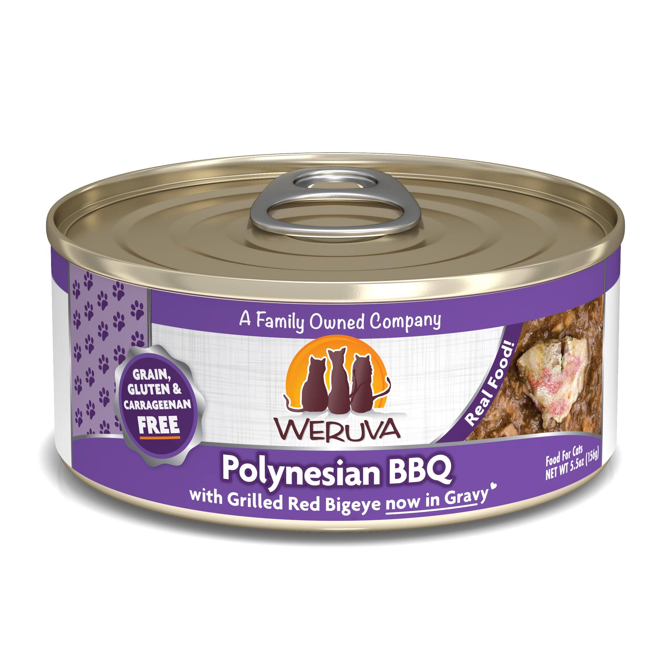 Weruva Canned Cat Food - Polynesian BBQ With Grilled Red Big Eye